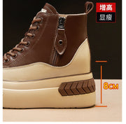 Fujin High-Top Leather Platform Boots