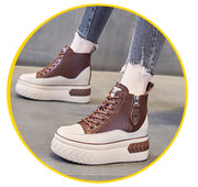 Fujin High-Top Leather Platform Boots