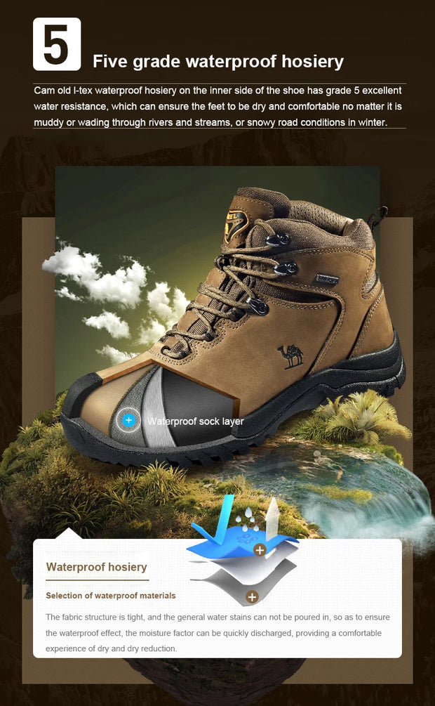 Golden Camel Waterproof Hiking Boots