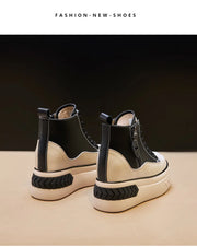 Fujin High-Top Leather Platform Boots