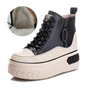 Fujin High-Top Leather Platform Boots