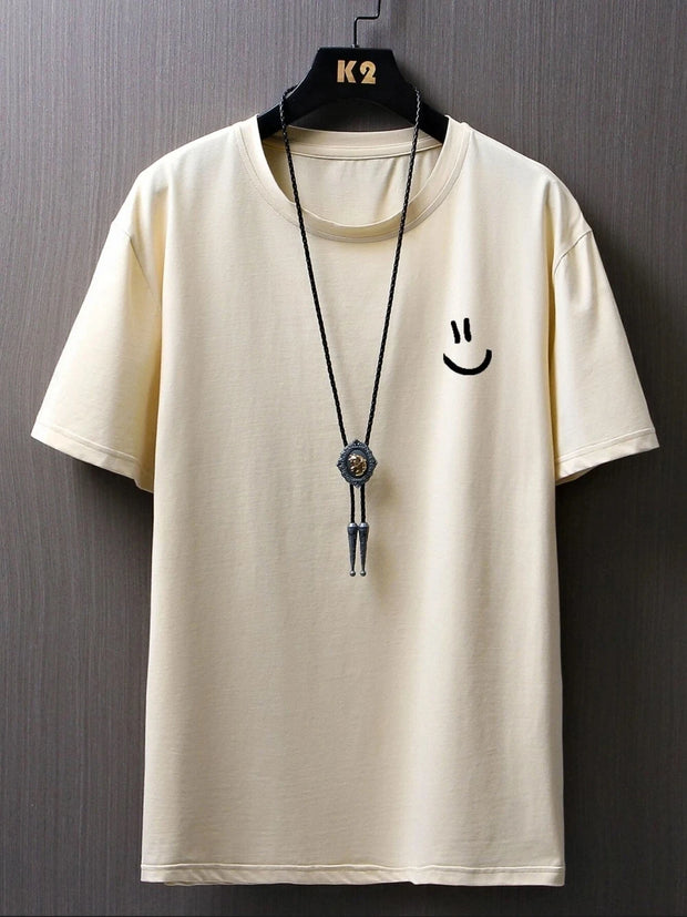 Minimalist Smile Graphic Tee