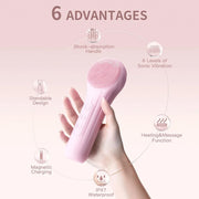 SonicGlow™ Waterproof Facial Cleansing Brush